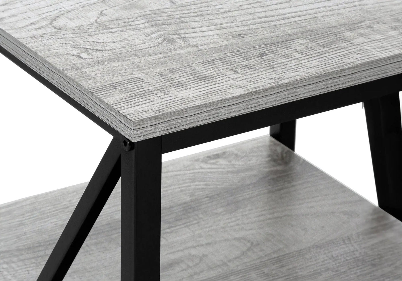 3 Tier Accent Table, Side Marble Look Contemporary & Modern by Unique Piece Furniture