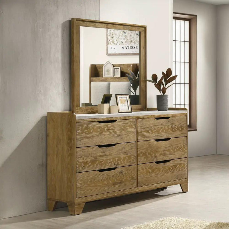 Garcia - Dresser - Light Brown by Unique Piece Furniture