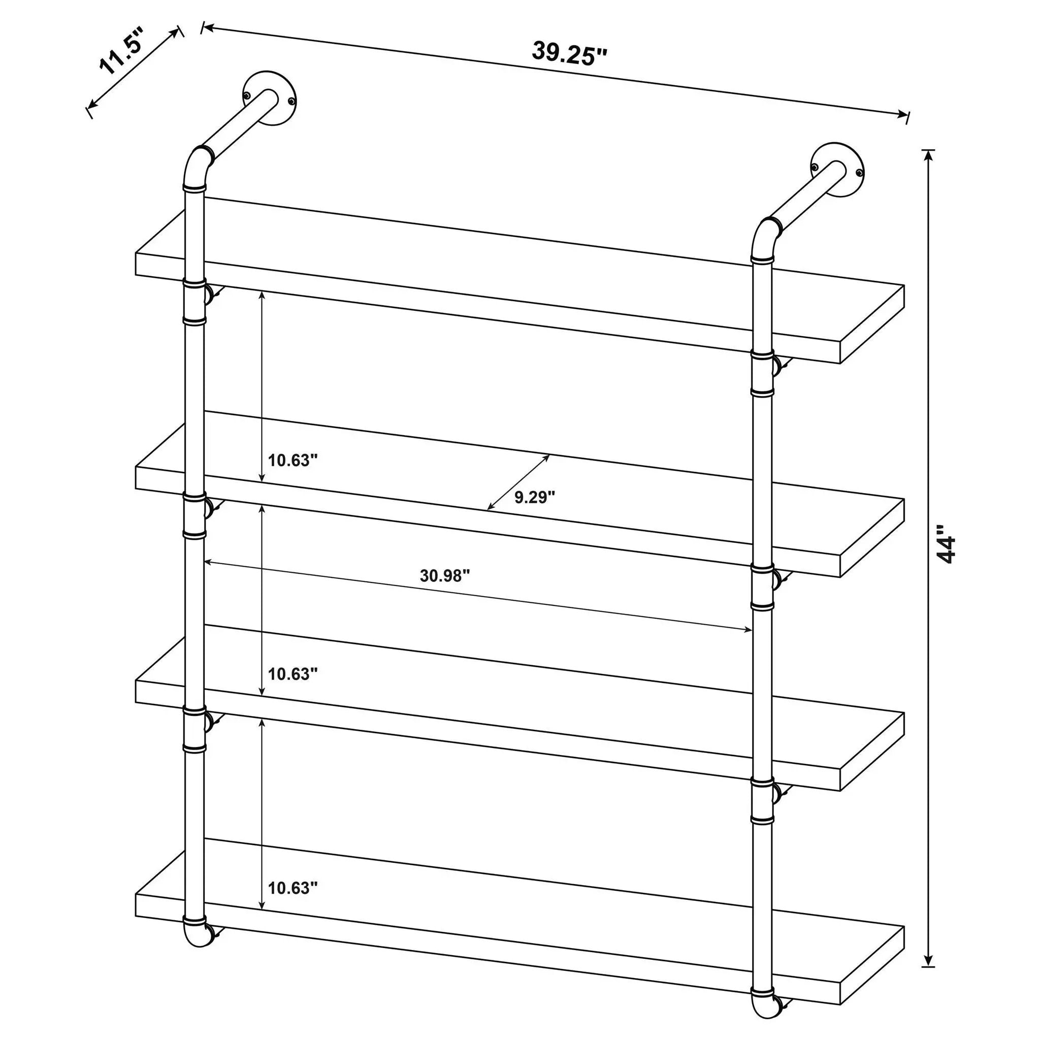 Industrial Design Wall Shelf by HouseOfZazla