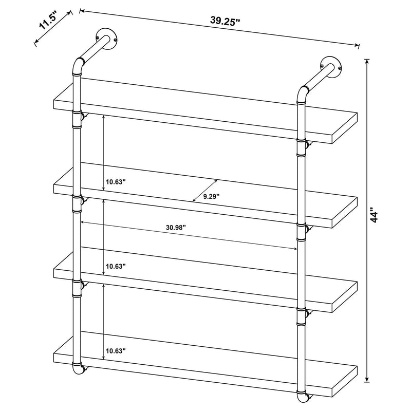 Industrial Design Wall Shelf by HouseOfZazla