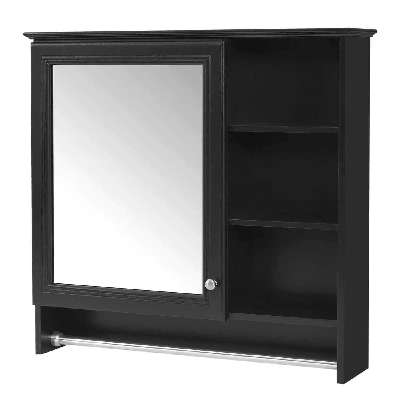 Wall Mount 2 In 1 Mirror Cabinet With Adjustable Shelf, Soft-Closing Hinges by Unique Piece Furniture
