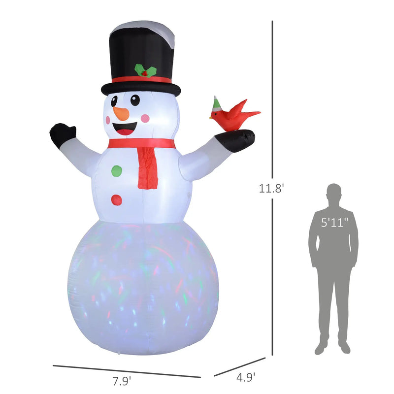 Giant Inflatable Christmas Snowman by HouseOfZazla