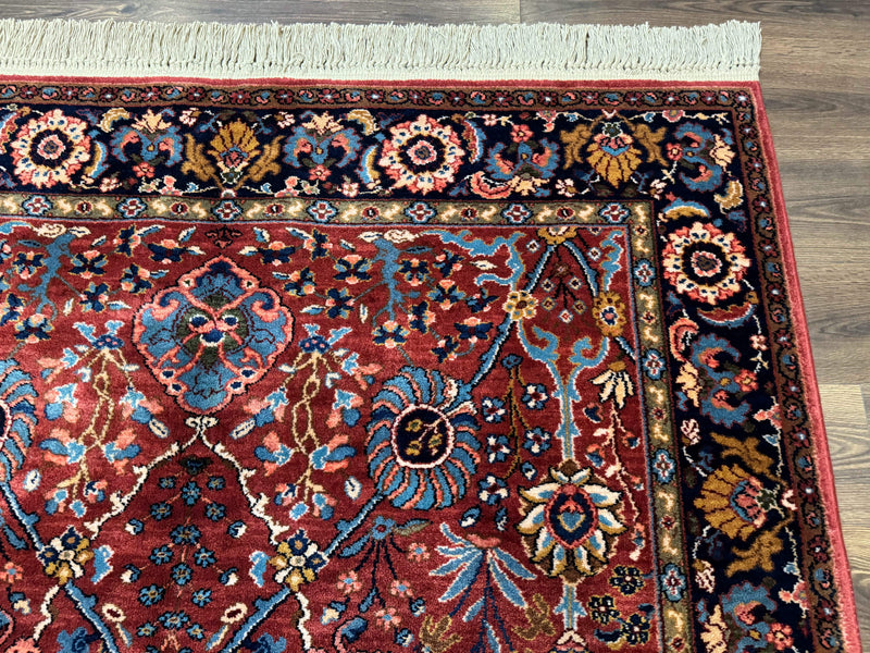 5.9 x 9 Karastan Rug Ispahan #766, Vintage Wool Discontinued Original 700 Series by Jewel Rugs
