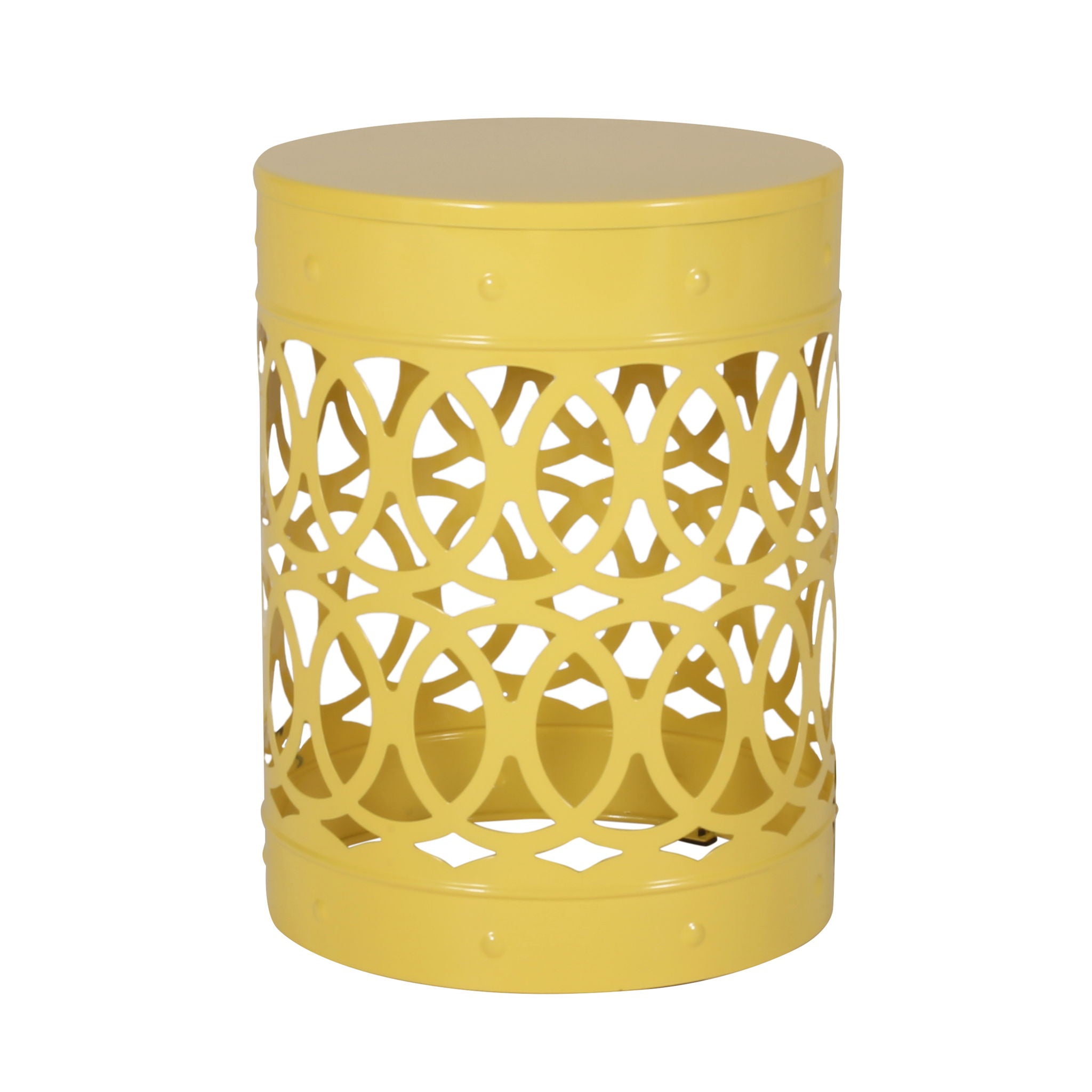 Outdoor Metal Side Table Set of 2 by HouseOfZazla