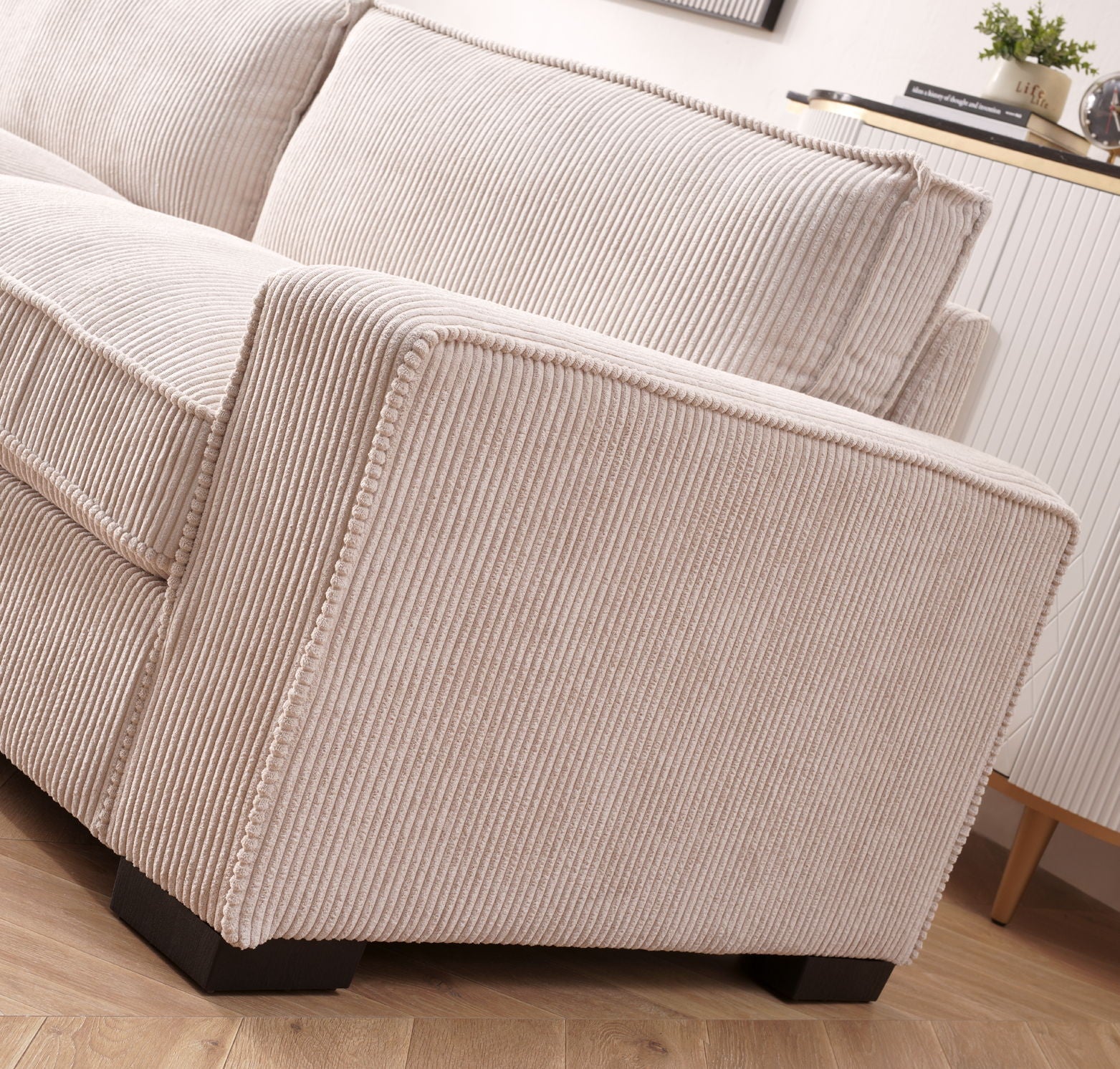 Luxe - Sofa With Sleek Design, Spacious And Comfortable 3 Seater Couch by HouseOfZazla