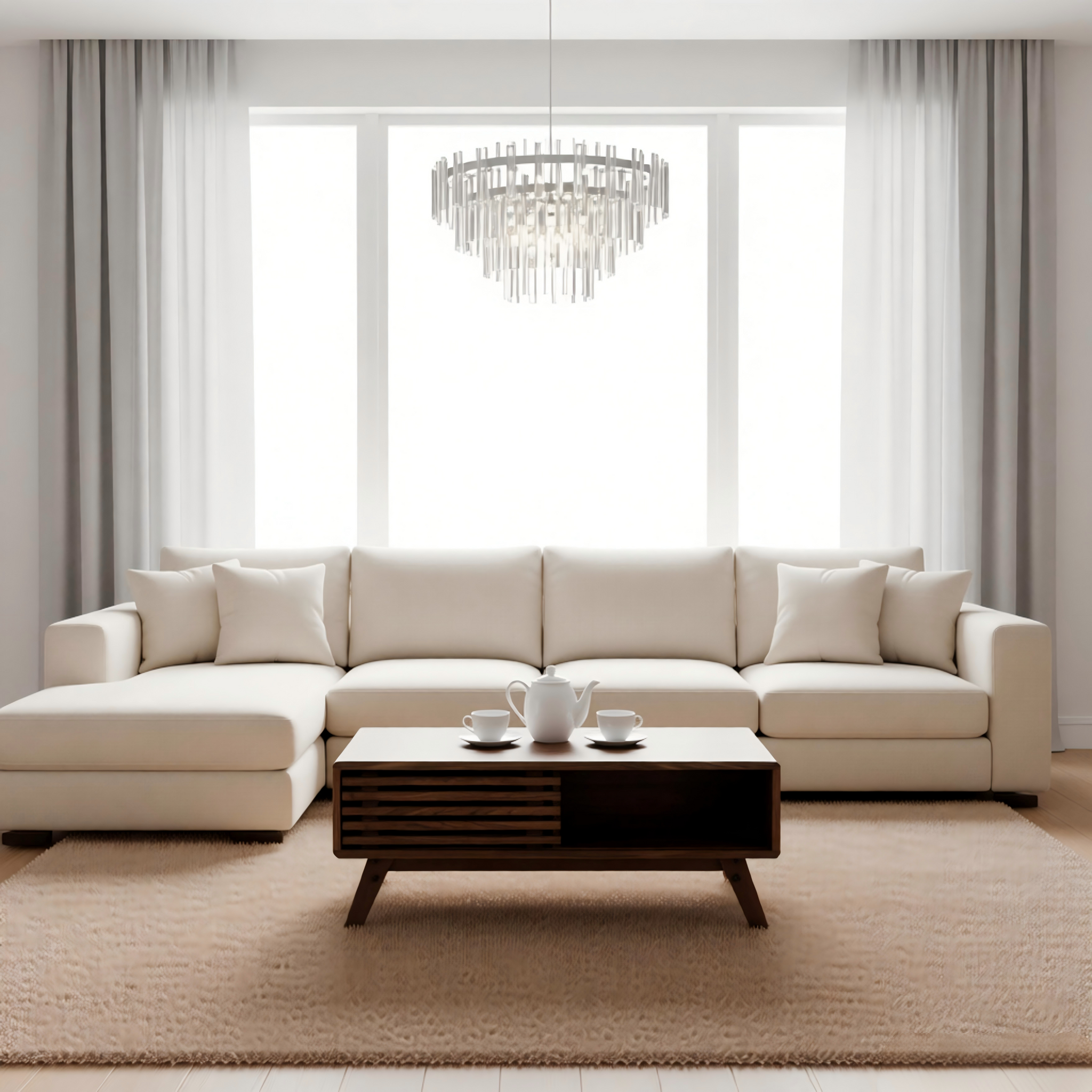 39.37" Mid-Century Coffee Table by HouseOfZazla
