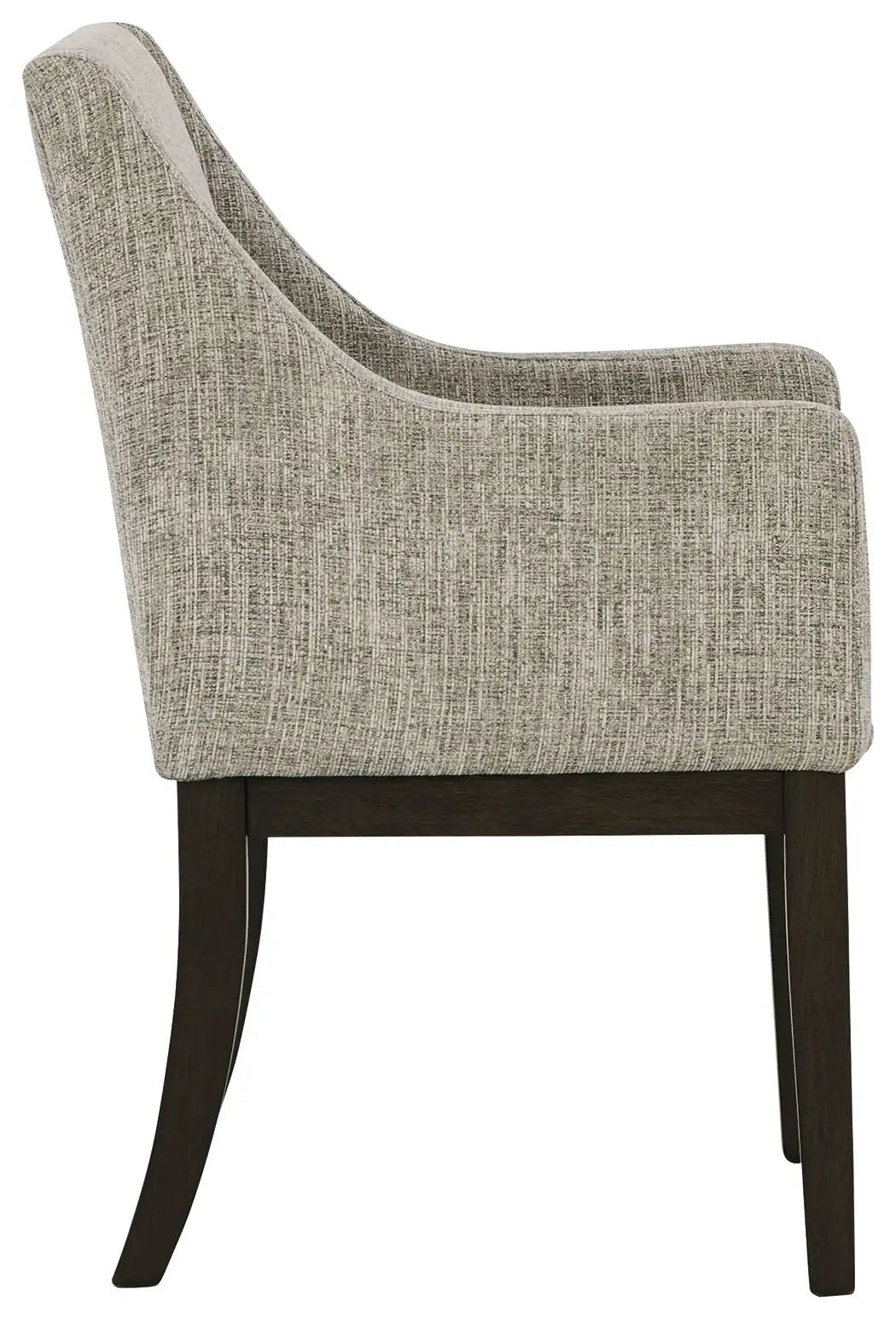 Burkhaus - Dining UPH Arm Chair (Set of 2) - Beige / Dark Brown by Unique Piece Furniture