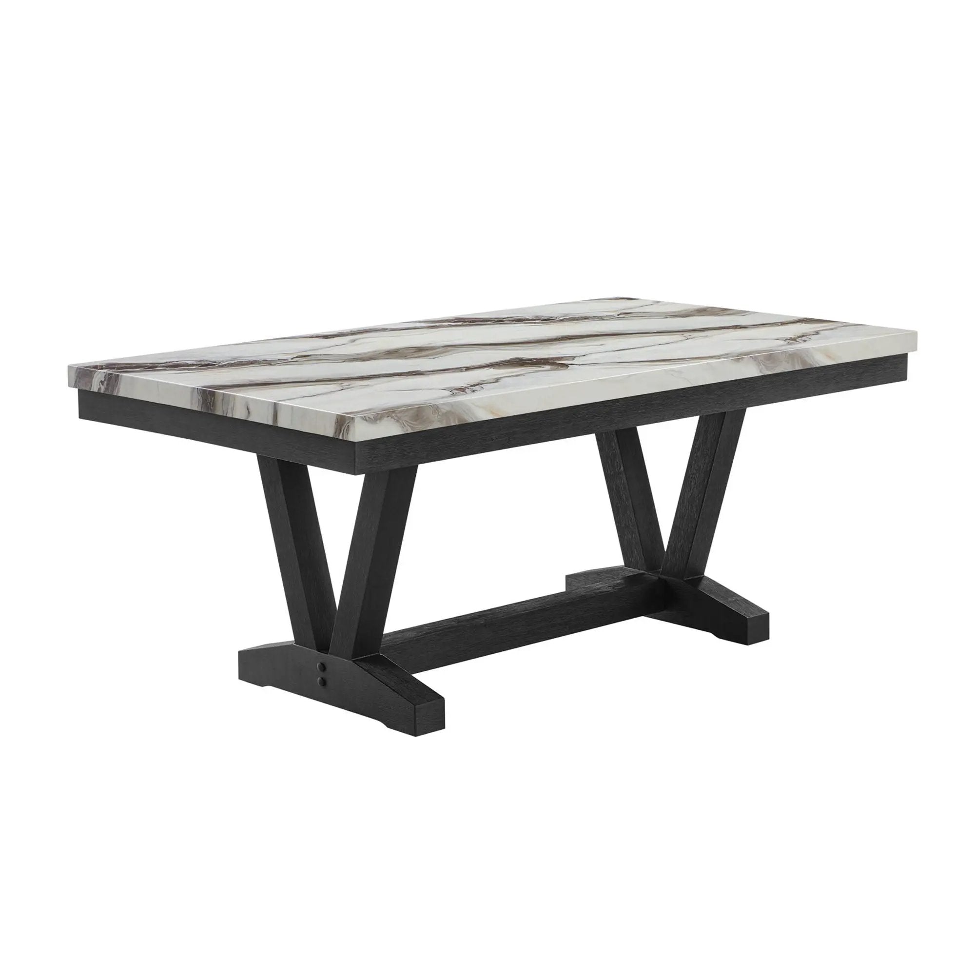 Panda Oceanic - Dining Table And Chairs Set - Black by Unique Piece Furniture