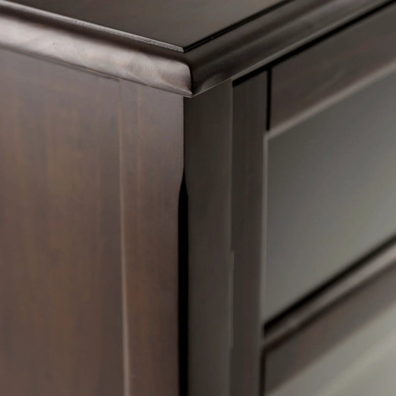 Burlington - Medium Storage Cabinet - Mahogany Brown by Unique Piece Furniture
