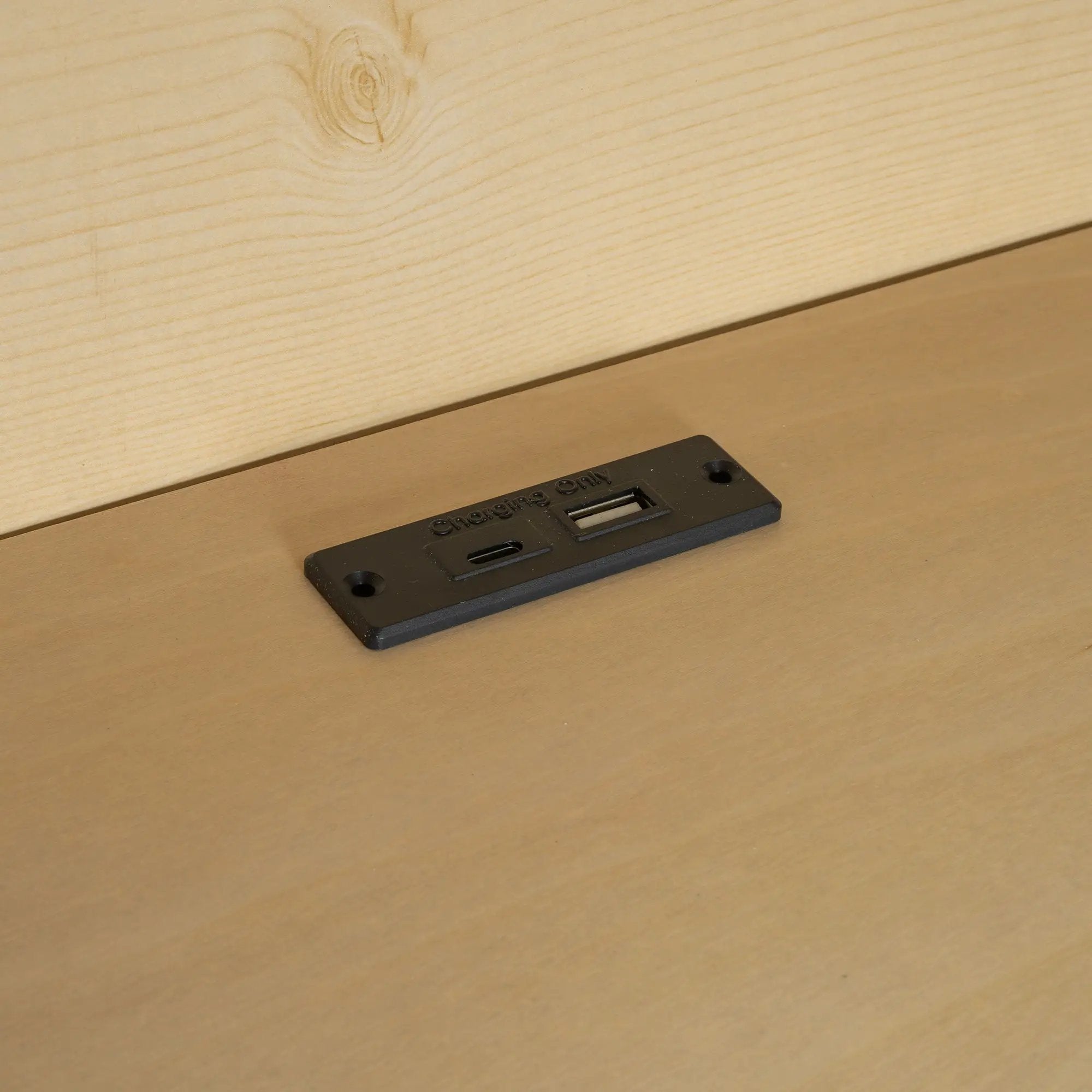 Daybed With Storage Shelves, USB Charging, And Trundle Bed by Unique Piece Furniture