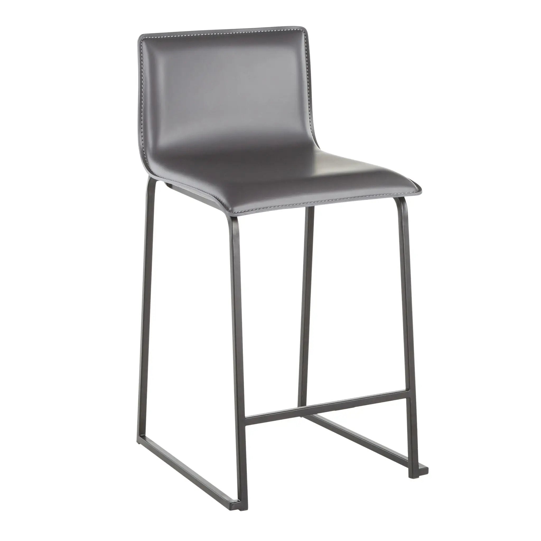 Mara - Upholstered Contemporary Counter Stool (Set of 2) by HouseOfZazla