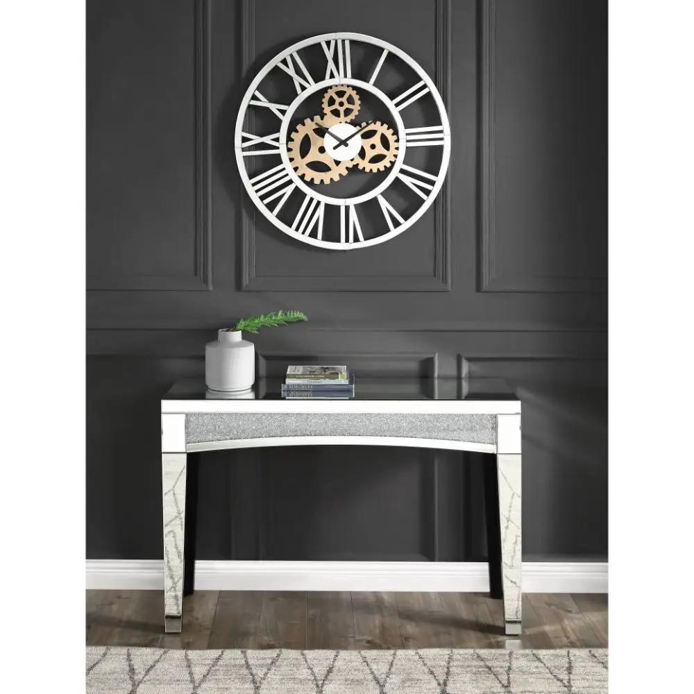 Dominic - Wall Clock - Mirrored by Unique Piece Furniture