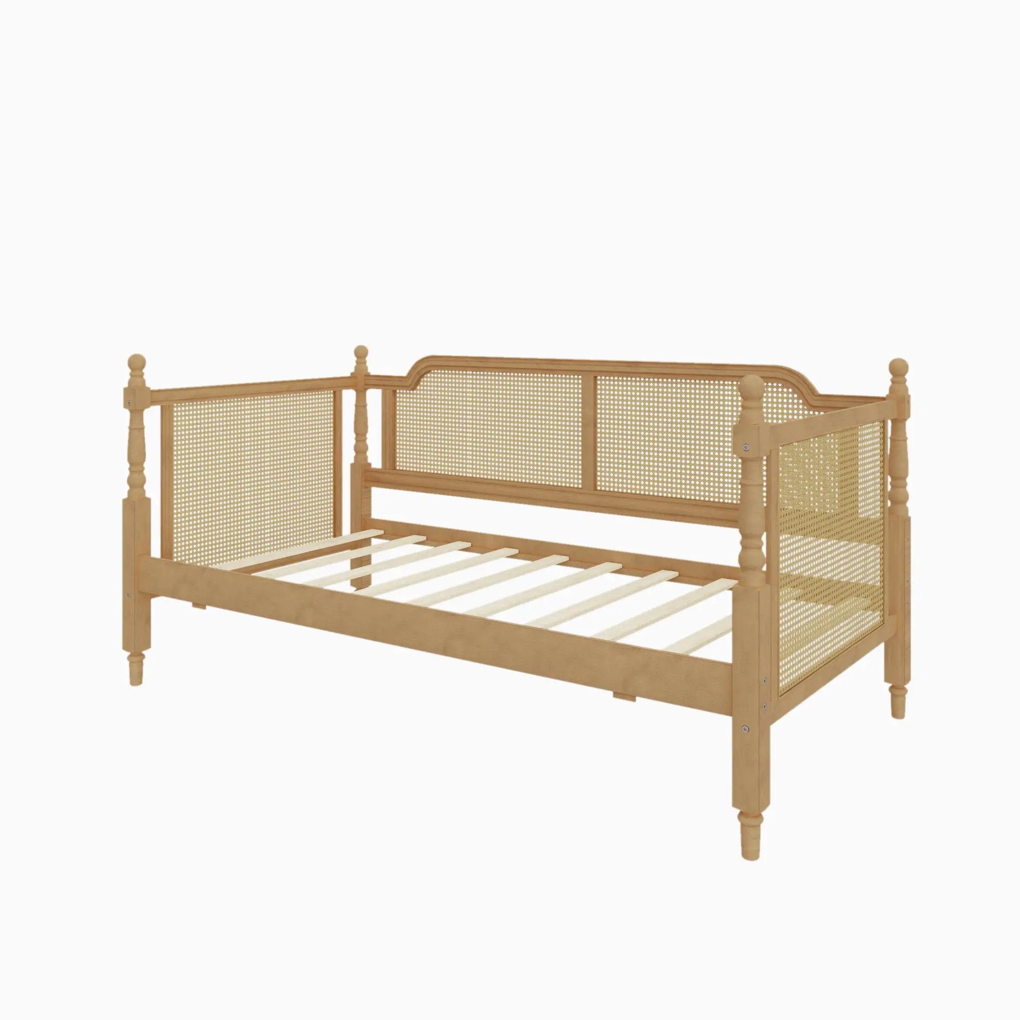 Traditional Style Rattan Daybed, No Box Spring Needed by HouseOfZazla