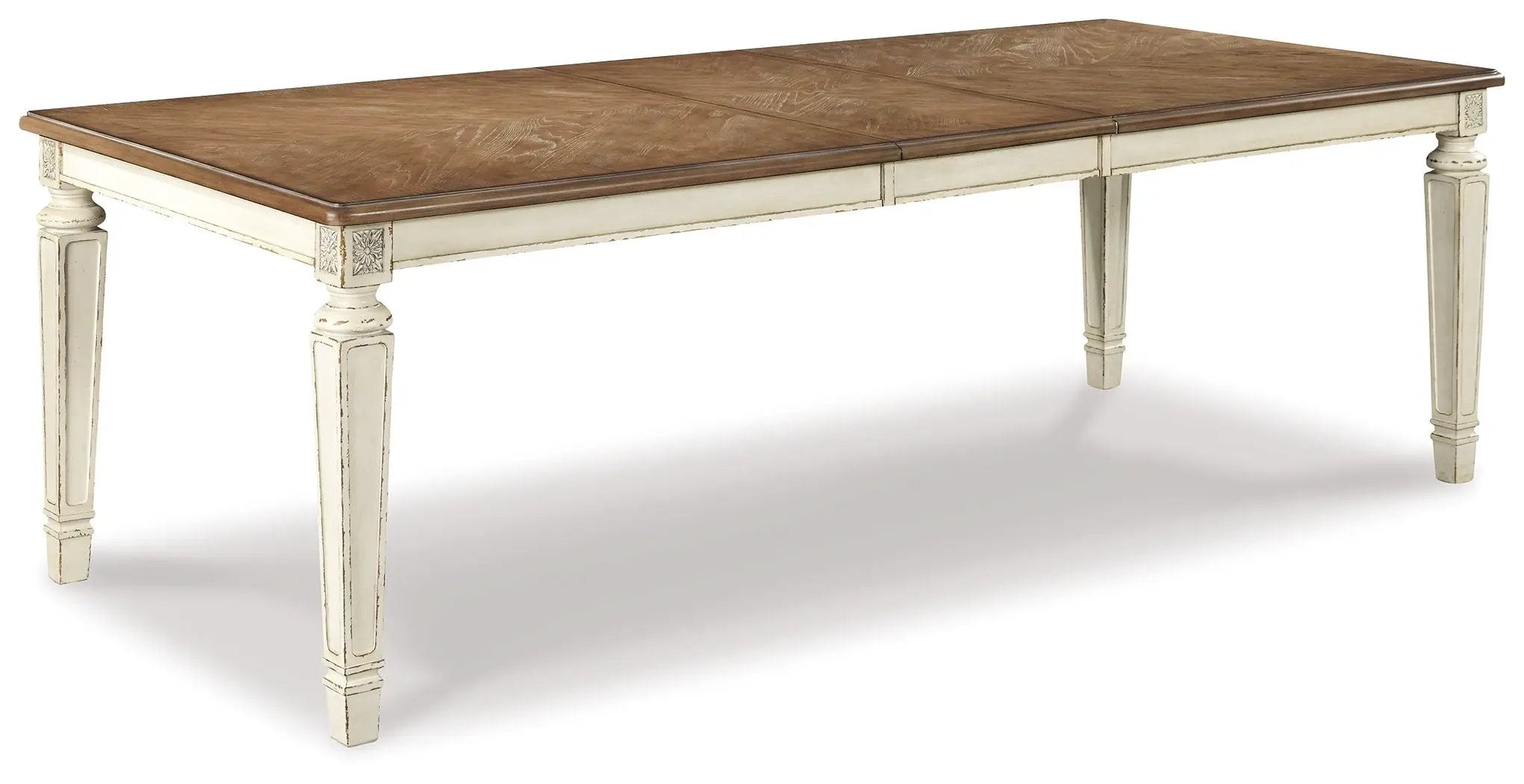 Realyn - Rectangular Dining Room Extension Table - Chipped White by Unique Piece Furniture