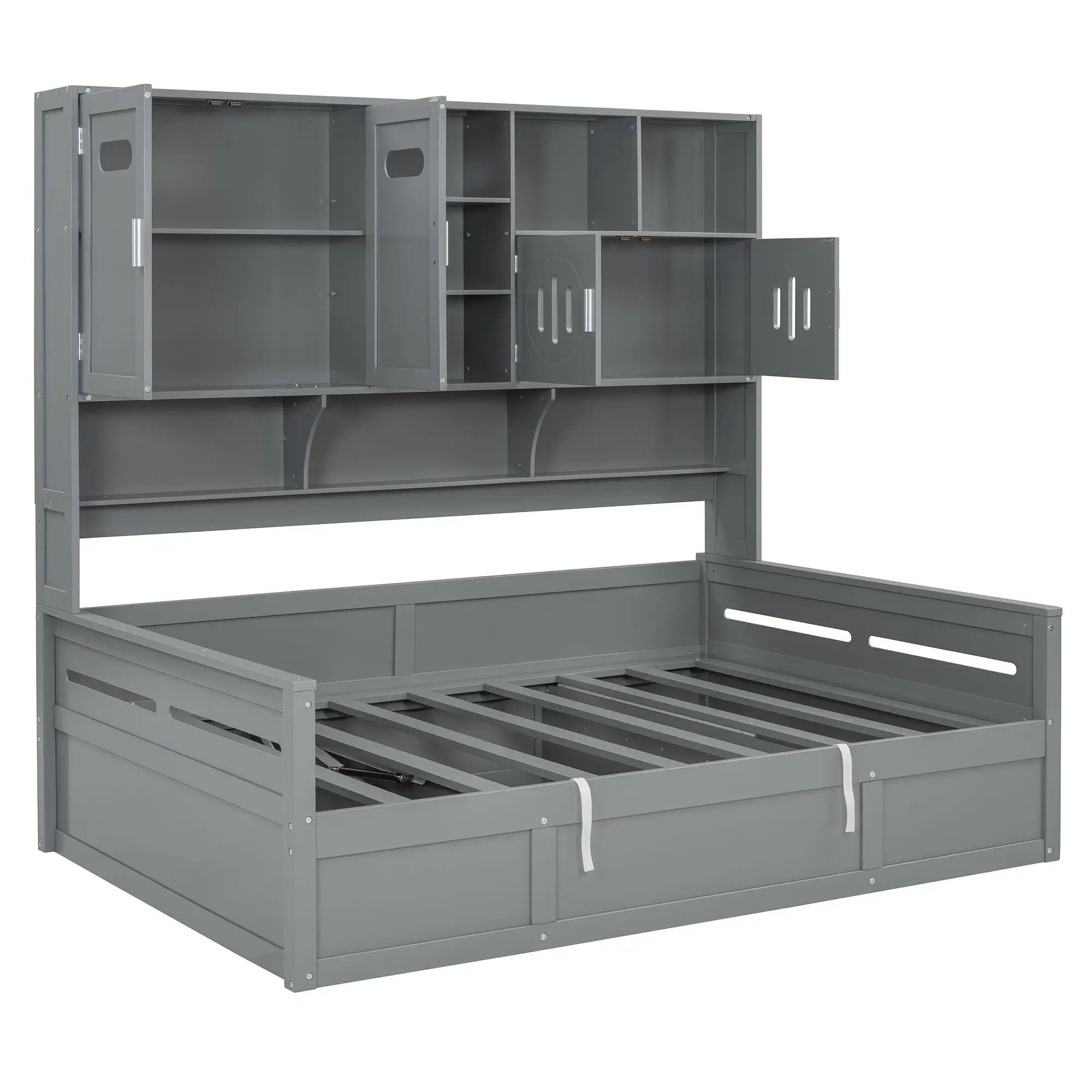 Daybed With All-In-One Cabinet And Shelf by HouseOfZazla