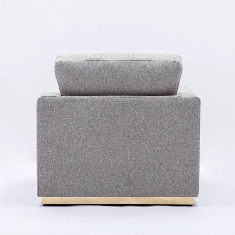 Valin - Chair - Gray Linen by Unique Piece Furniture