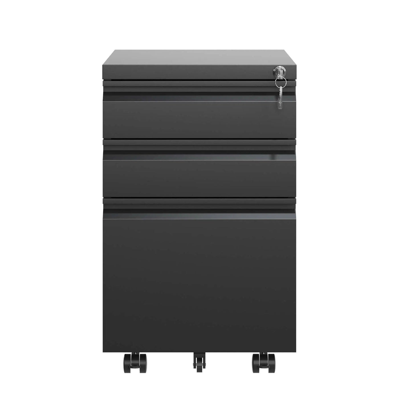 Metal Drawer Mobile File Cabinet With Lock For Home Office Organizer by HouseOfZazla