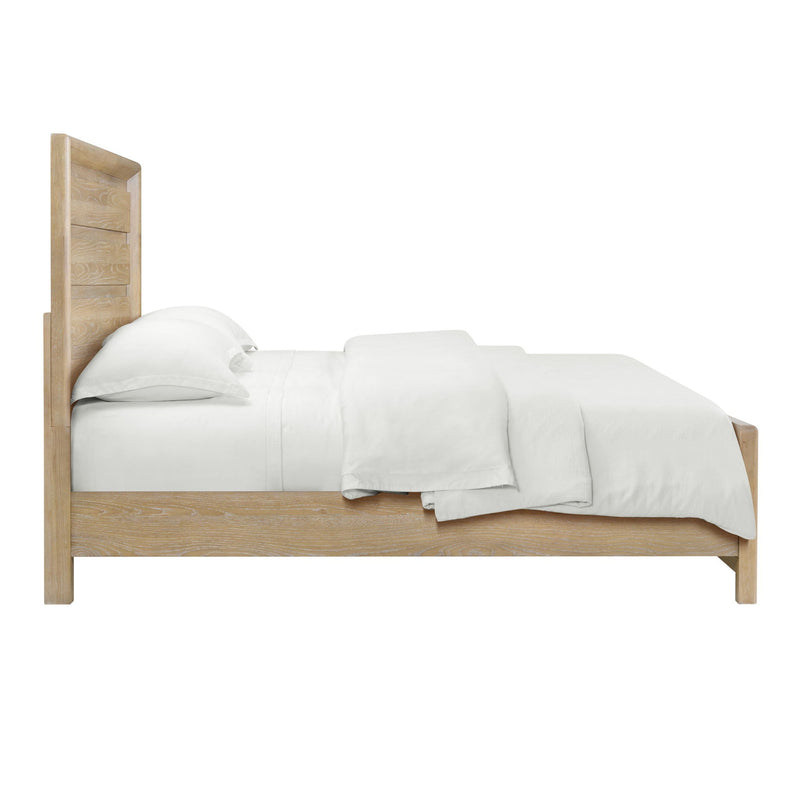 Panel Bed Frame With Unique Headboard And Included Slats by HouseOfZazla