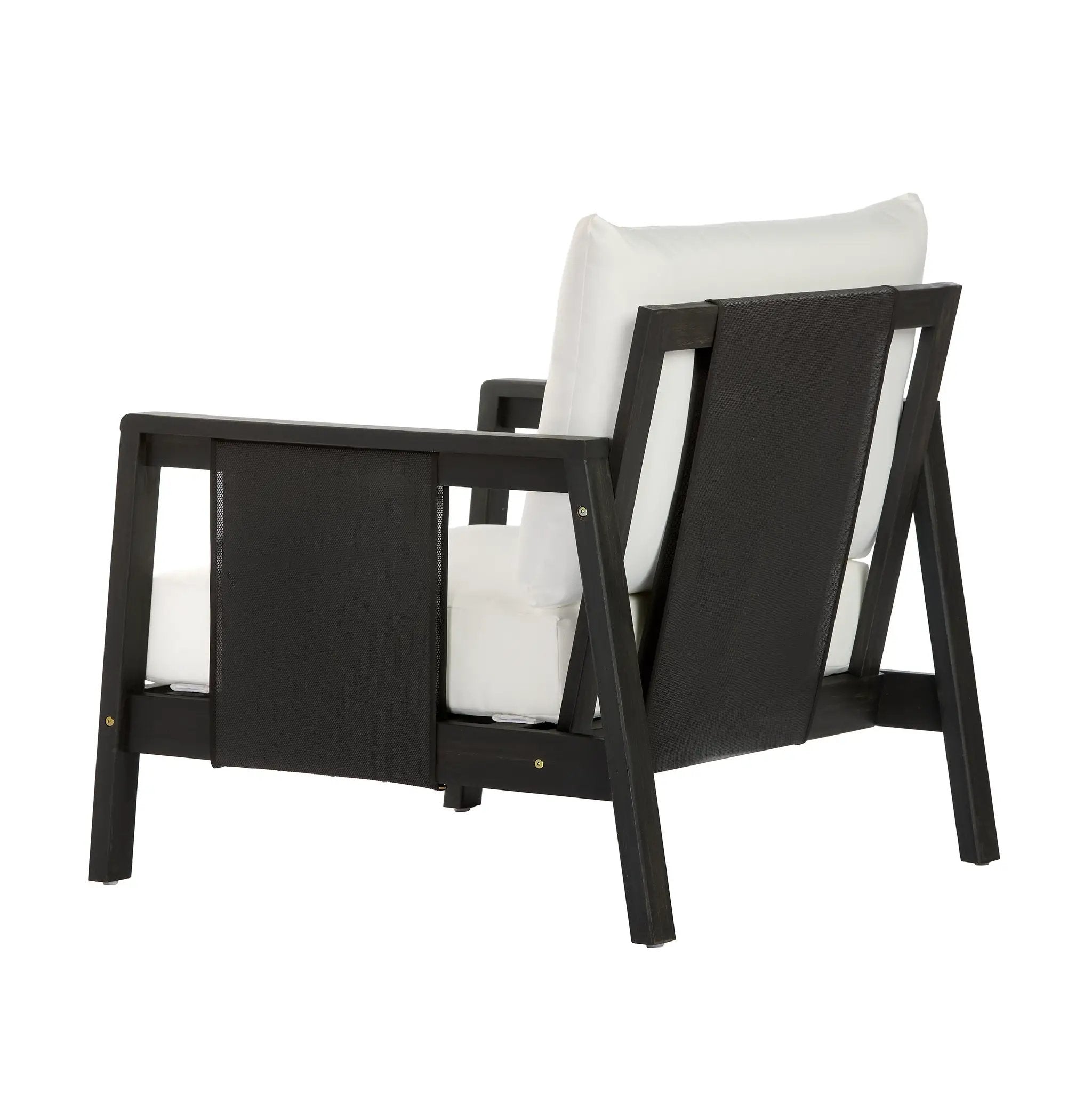 Outdoor Club Chair with Acacia Wood Frame by HouseOfZazla