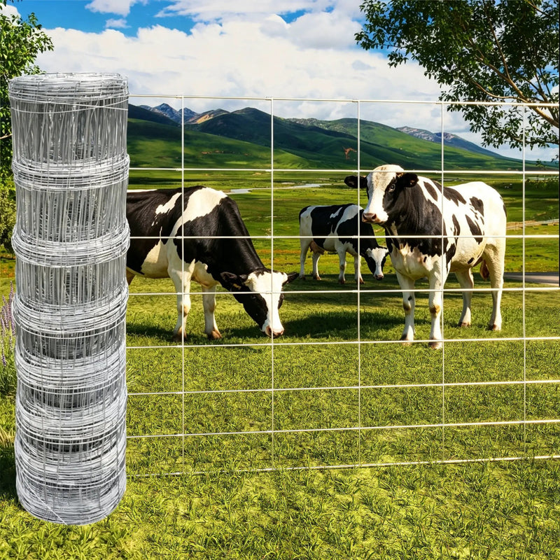 Farm Livestock Fence - 5.9 x 328FT Galvanized Iron Wire by HouseOfZazla