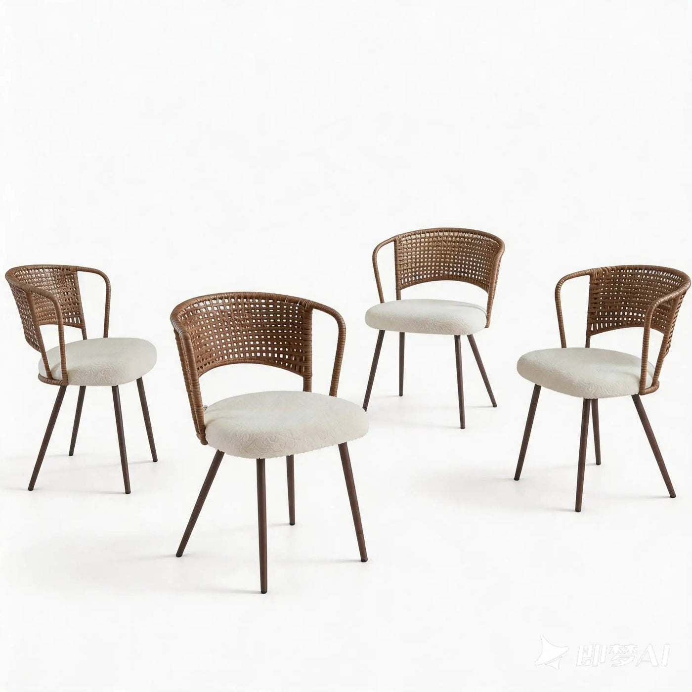 Farmhouse Style Wicker Dining Chair by HouseOfZazla