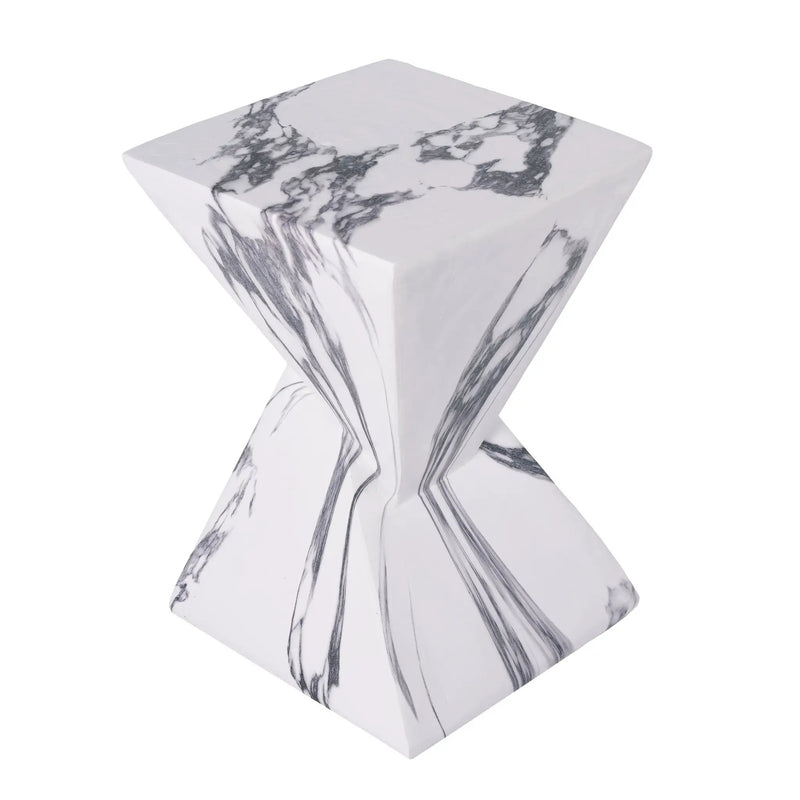 18.5"H Modern Outdoor Concrete Side Table by HouseOfZazla