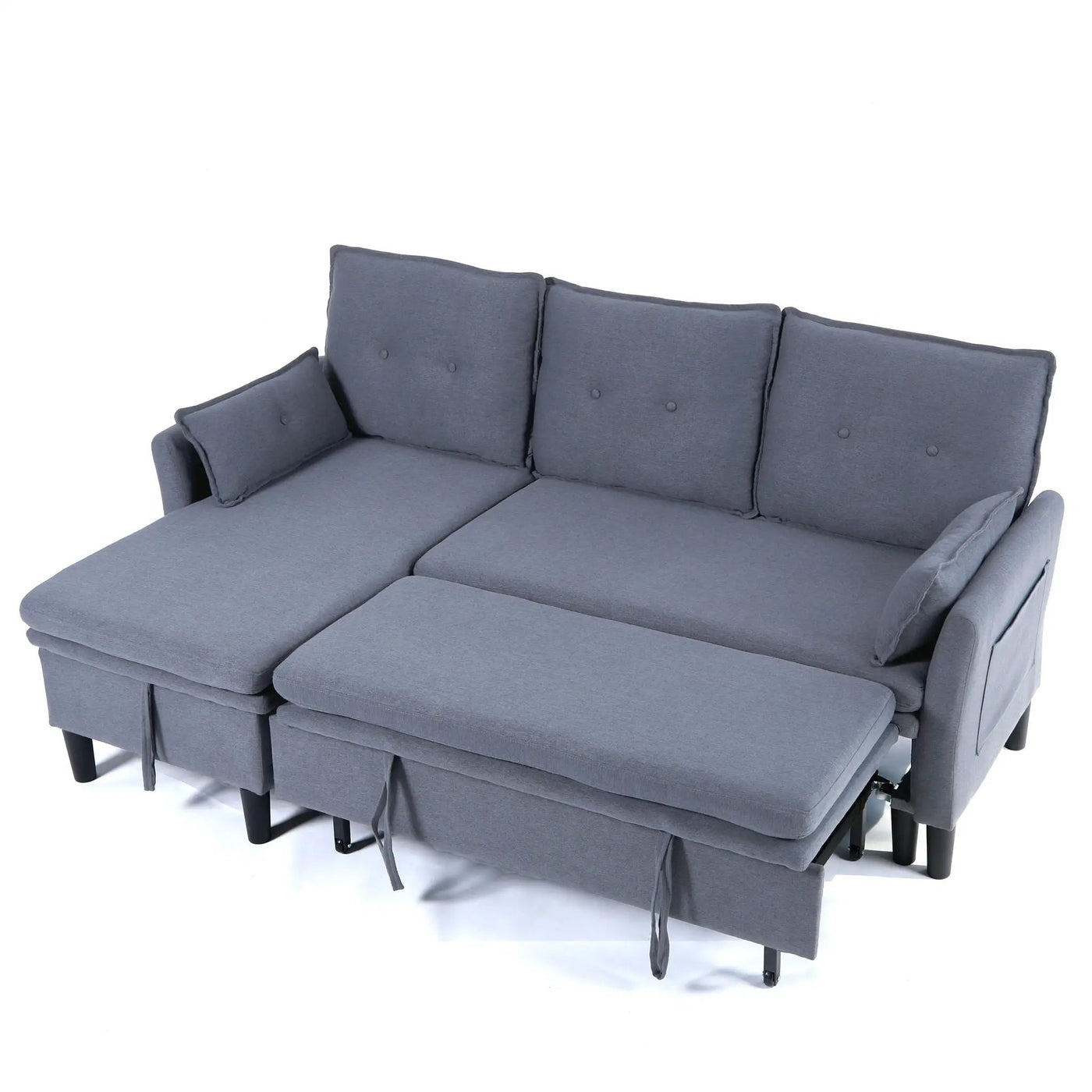 L-Shaped Reversible Chaise Sectional Sofa With Storage by HouseOfZazla