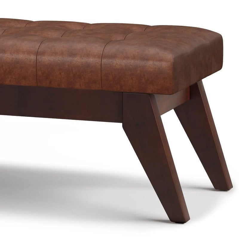 Draper - Upholstered Mid Century Tufted Ottoman Bench by Unique Piece Furniture
