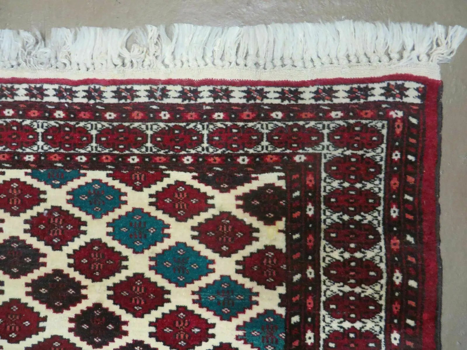 3' X 4' Vintage Handmade Pakistan Bokhara Turkoman Balouch Wool Rug Mat Nice by Jewel Rugs