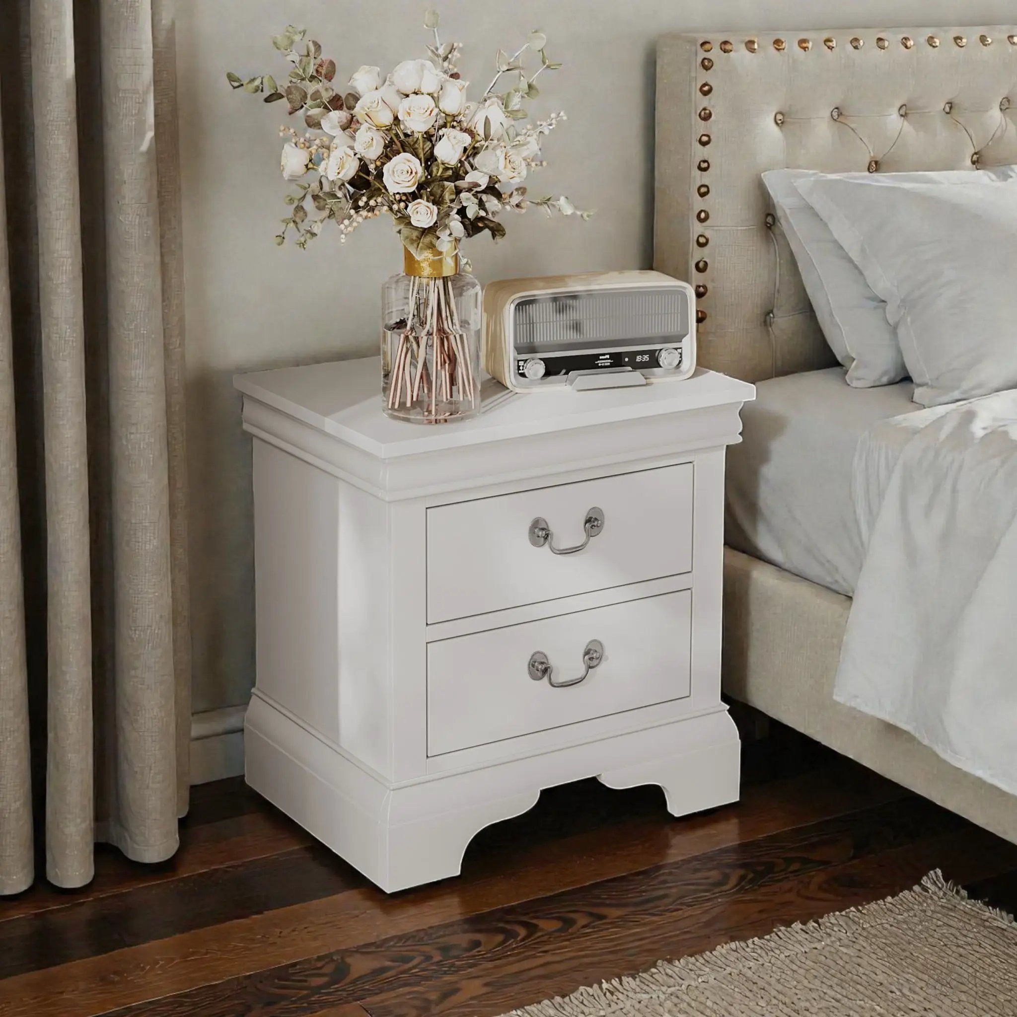 Nightstand With 2 Drawers by Unique Piece Furniture