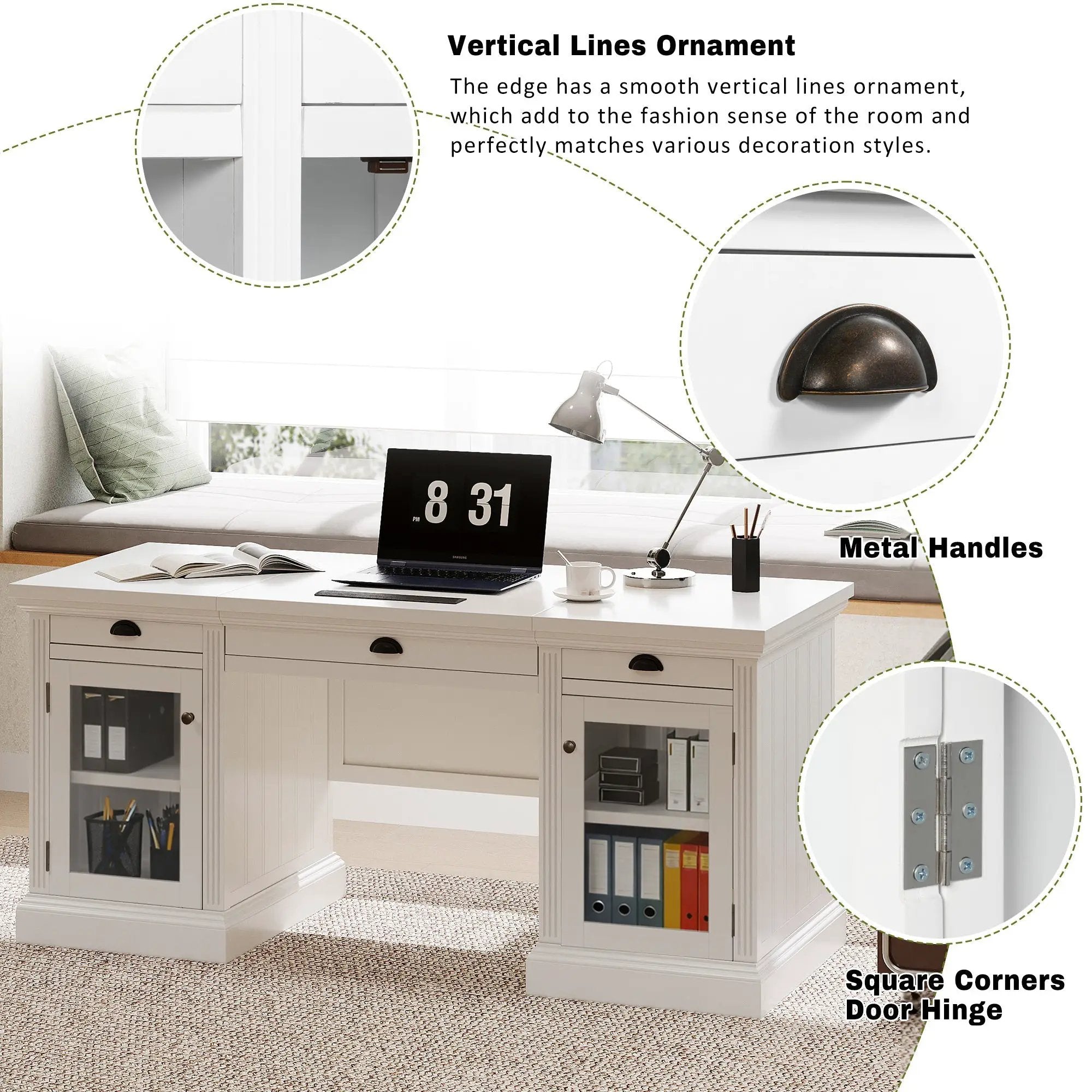 67" Modern Executive Desk by HouseOfZazla