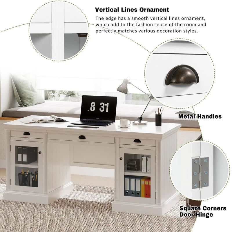 67" Modern Executive Desk by HouseOfZazla