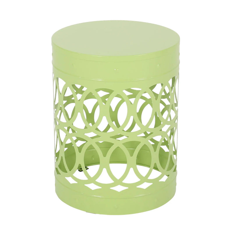 Outdoor Metal Large End Table, Modern Design by HouseOfZazla