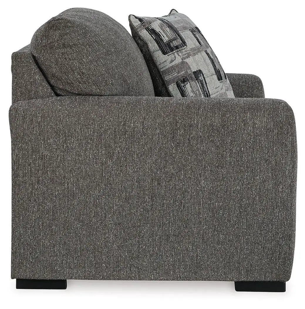 Gardiner - 2 Pc. - Chair And A Half, Ottoman - Pewter by Unique Piece Furniture