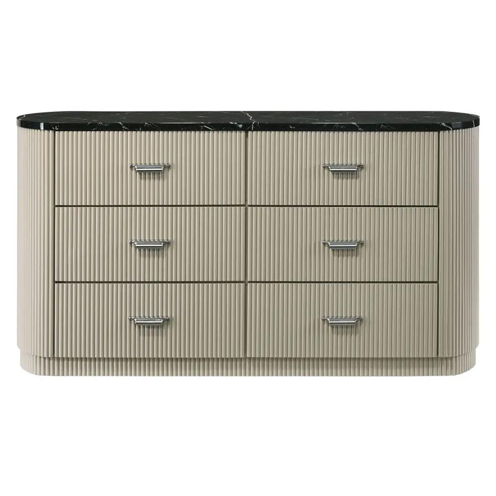 Travonte - Dresser - Gray / Beige by Unique Piece Furniture