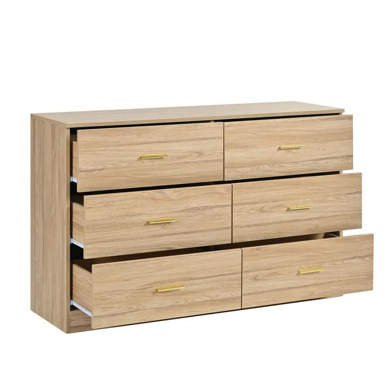 Modern 6-Drawer Dresser by HouseOfZazla