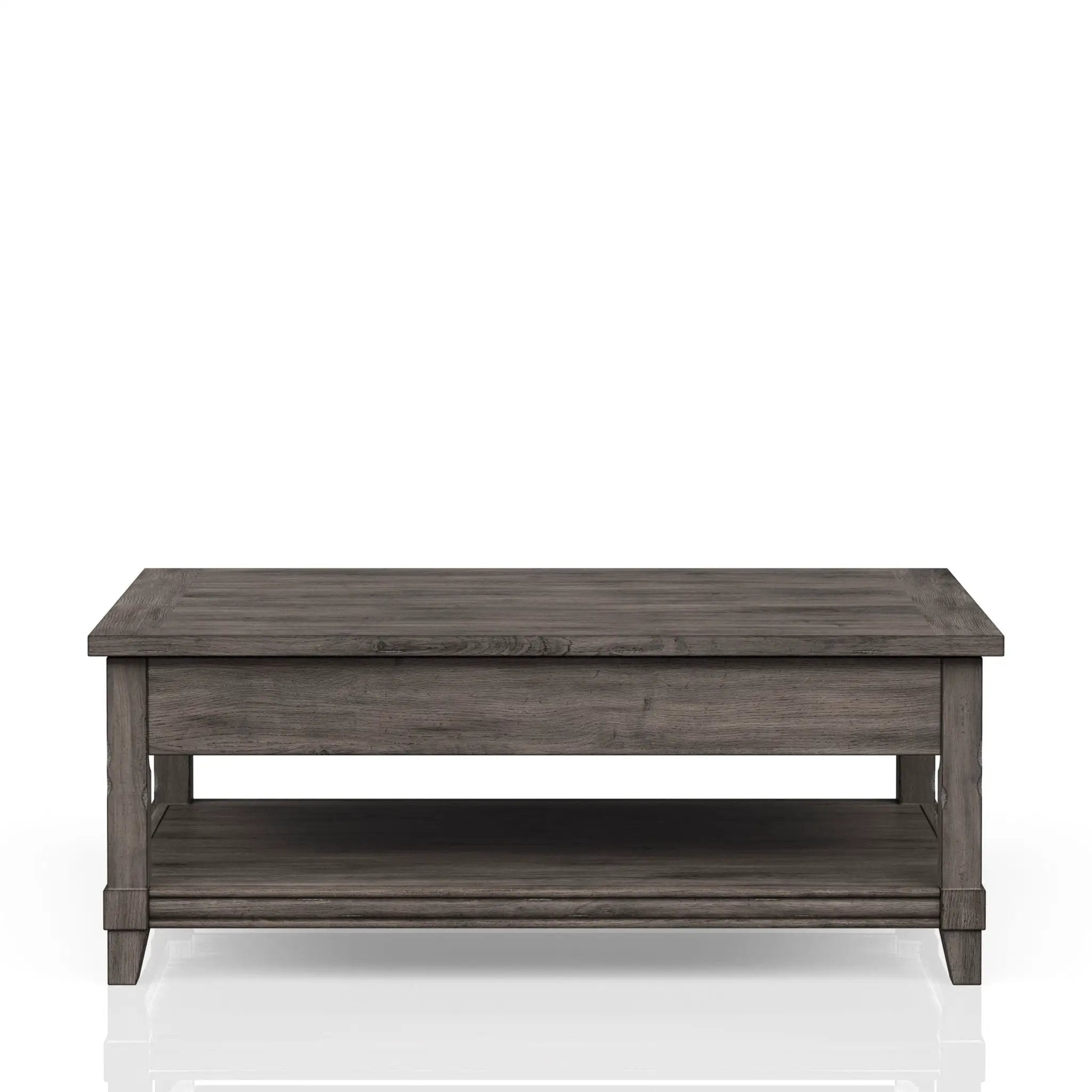 Lift Top Cocktail Table With Casters - Gray by Unique Piece Furniture