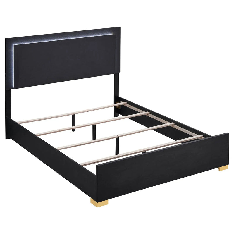 Jeremiah - LED Panel Bed With Touch Controlled Lighting by HouseOfZazla