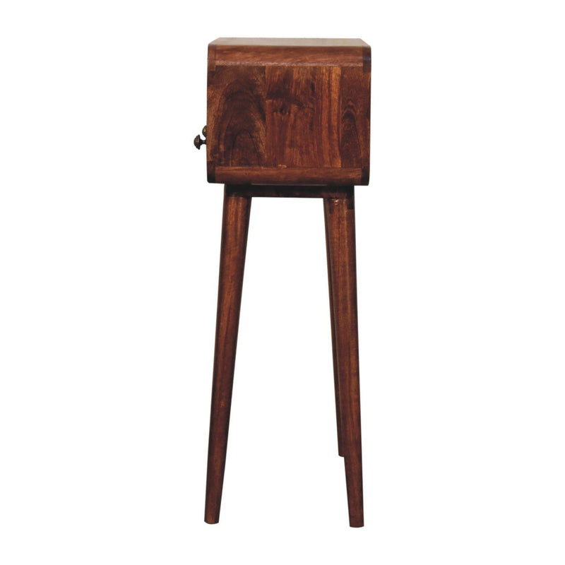Solid Wood Curved Console Table by HouseOfZazla