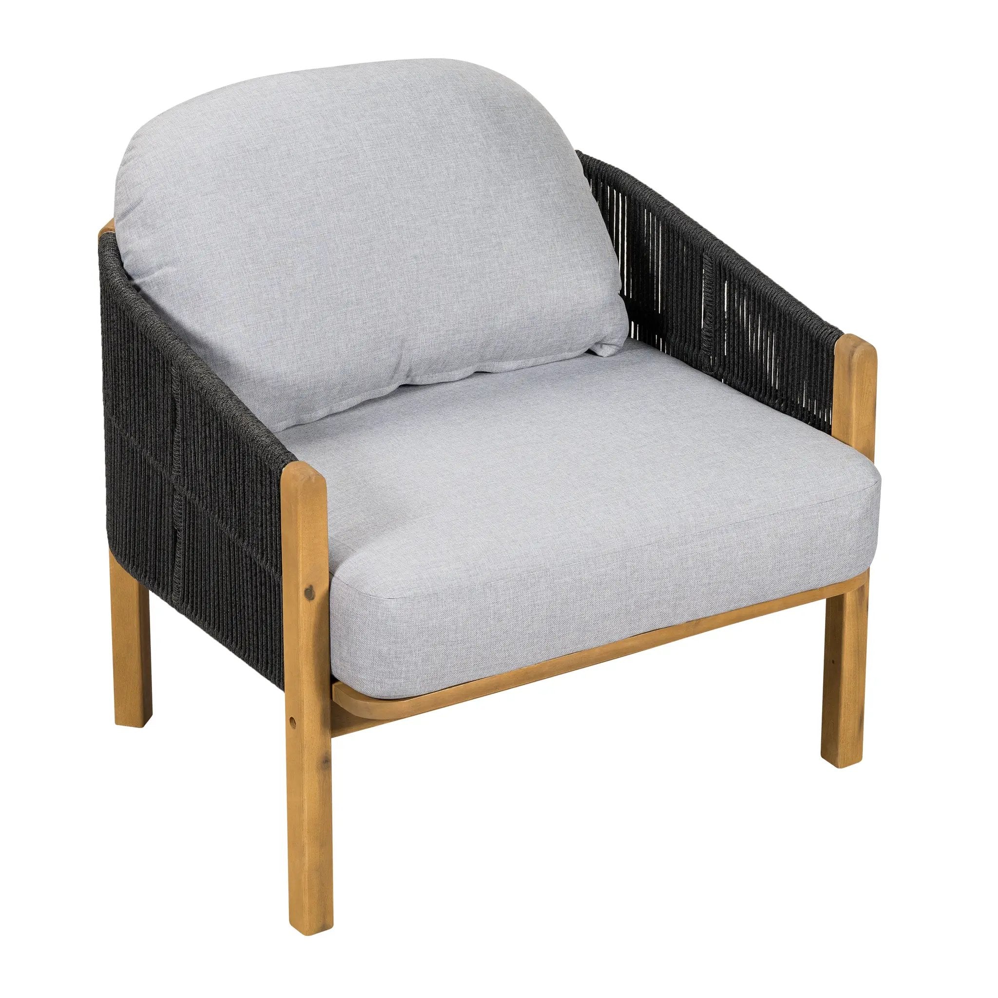 Grotta Outdoor Wood Club Chair by HouseOfZazla