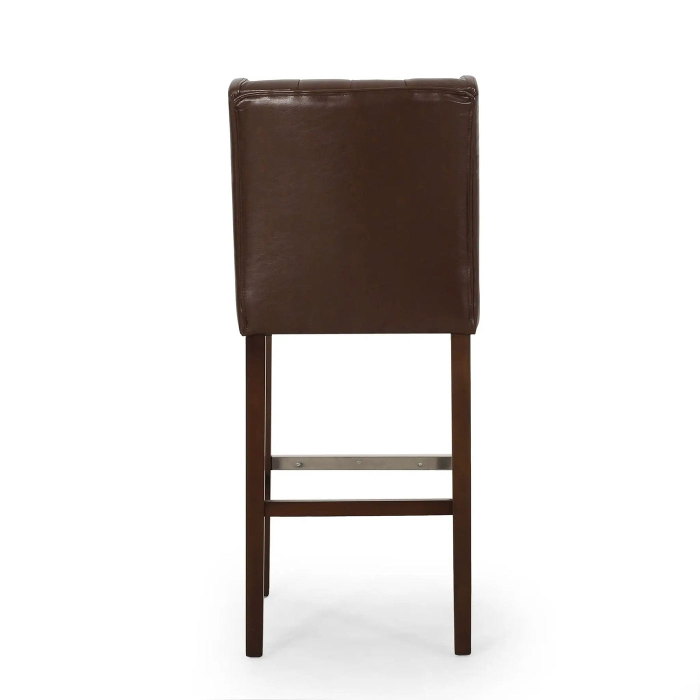 Solstara Upholstered Dining Barstool with Button Tufted and Wing Back by HouseOfZazla