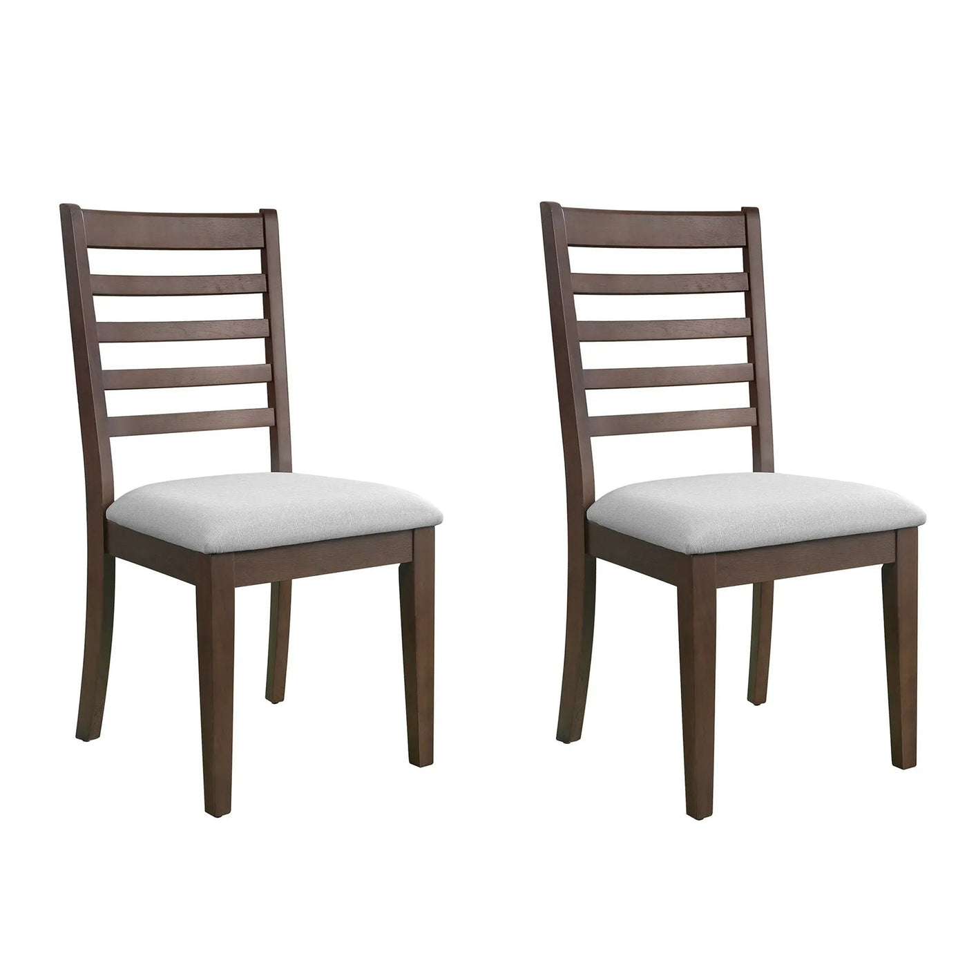 Upholstered Armless Chairs With High Ladder Back by Unique Piece Furniture