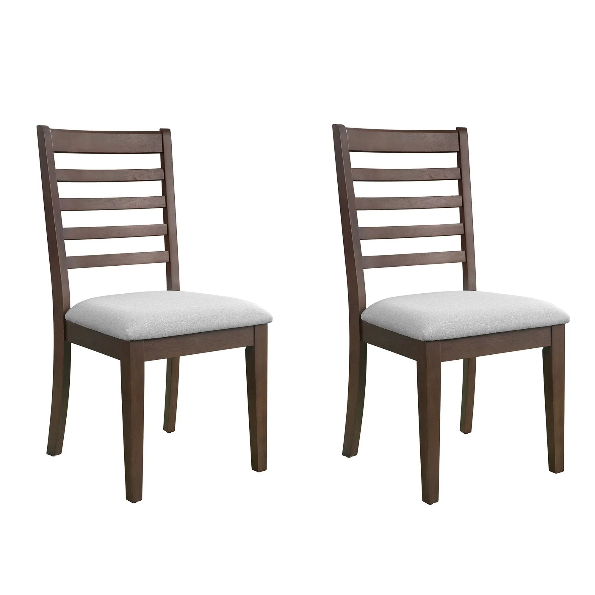 Upholstered Armless Chairs With High Ladder Back by HouseOfZazla