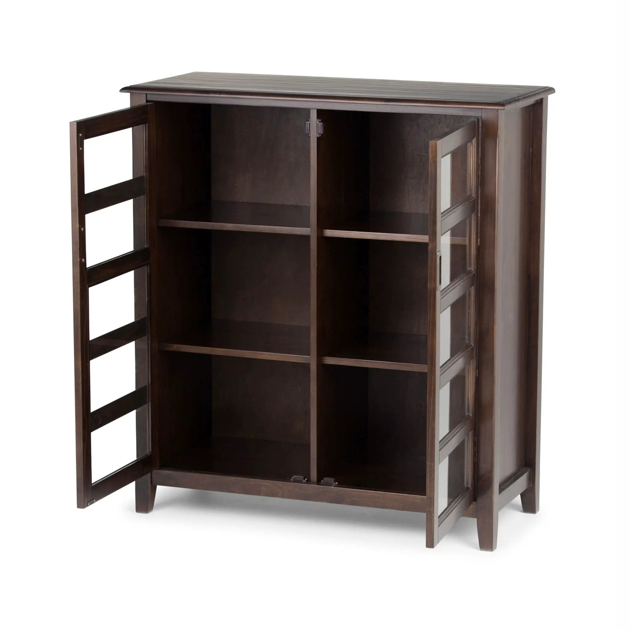 Burlington - Medium Storage Cabinet - Mahogany Brown by Unique Piece Furniture