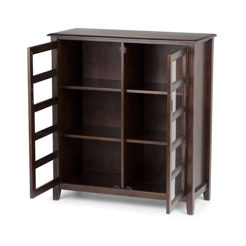 Burlington - Medium Storage Cabinet - Mahogany Brown by Unique Piece Furniture