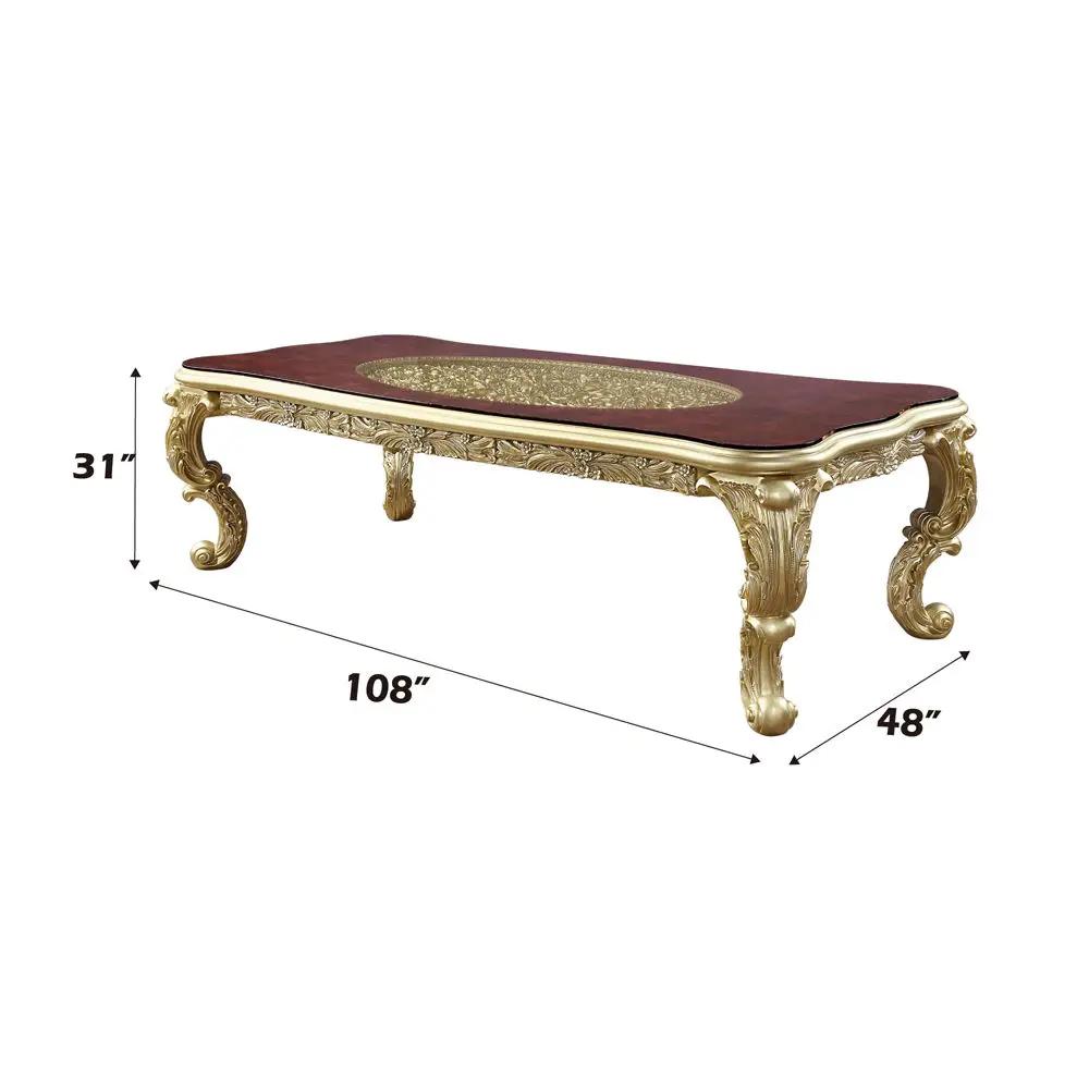 Cabriole - Dining Table - Gold by Unique Piece Furniture