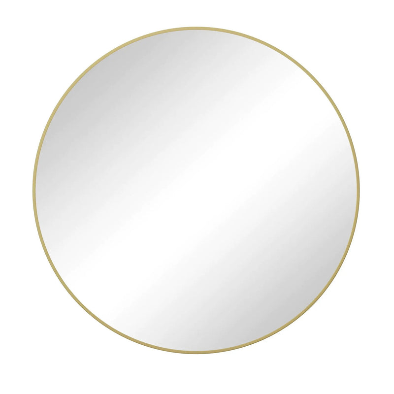 Wall Circular Mirror Metal Framed Mirror Round Vanity Mirror Dressing Mirror, For Bathroom, Living Room, Bedroom Wall Decor by HouseOfZazla
