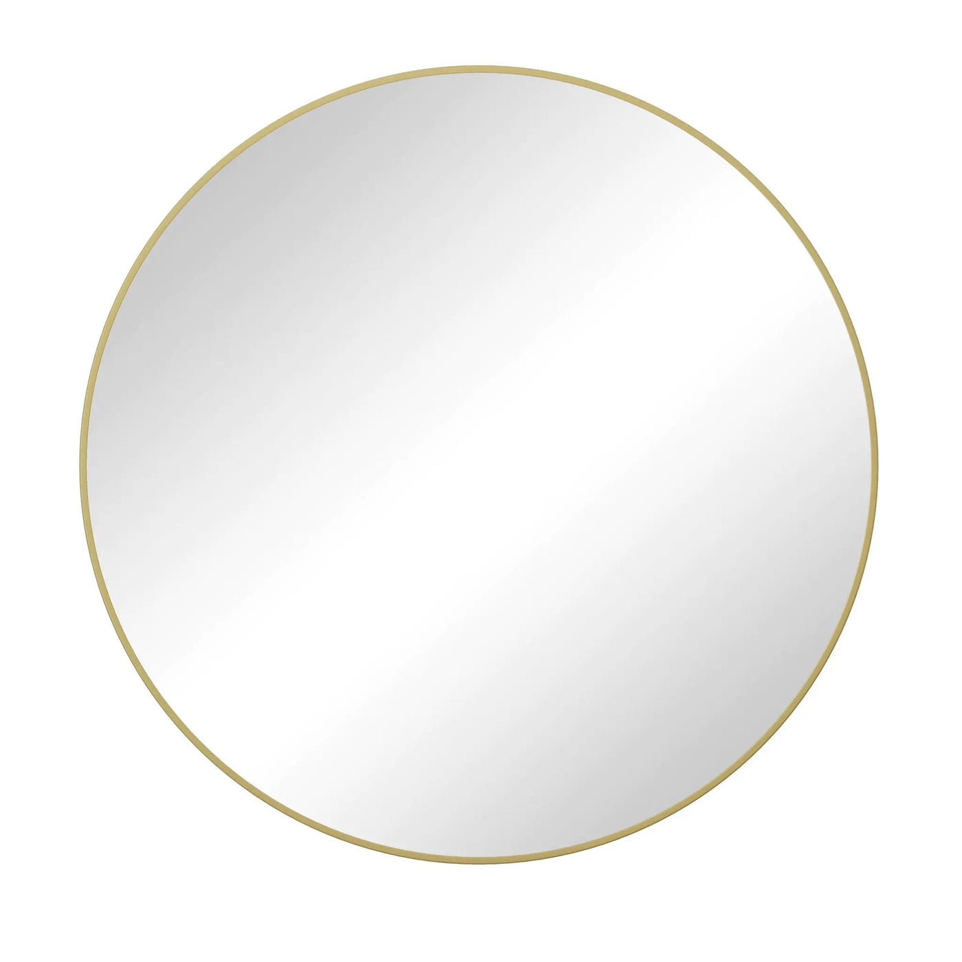 Wall Circular Mirror Metal Framed Mirror Round Vanity Mirror Dressing Mirror, For Bathroom, Living Room, Bedroom Wall Decor by Unique Piece Furniture