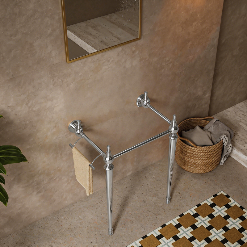 VICI 23" Freestanding Bathroom Vanity Leg Only, No Basin by HouseOfZazla
