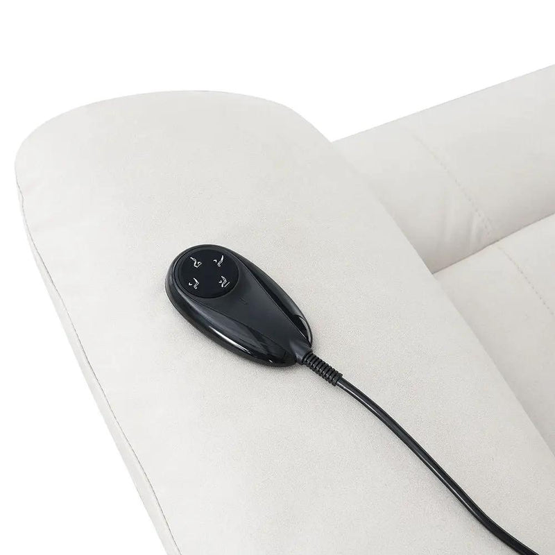 Chriki - Power Recliner With Lift & Heating & Massage - Beige Fabric by Unique Piece Furniture